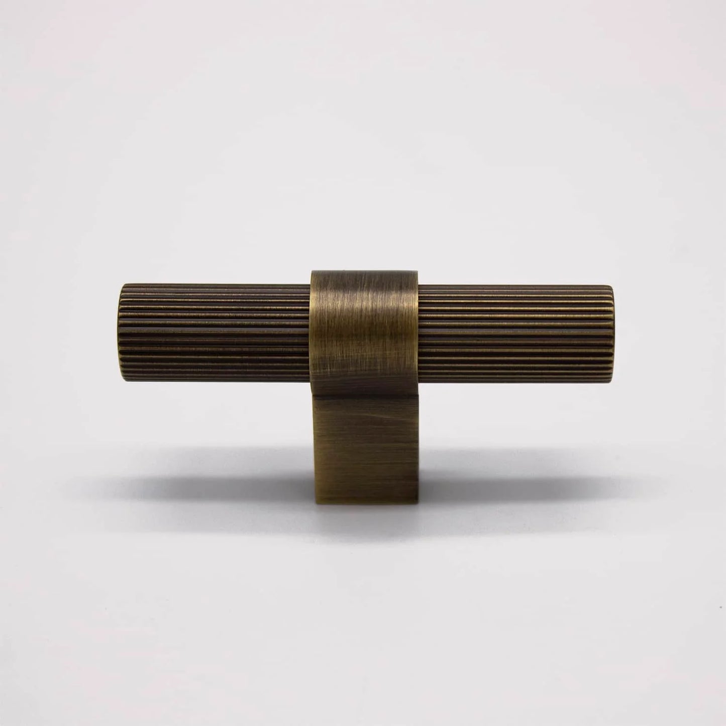 Athena T Bar Fluted Aged Brass