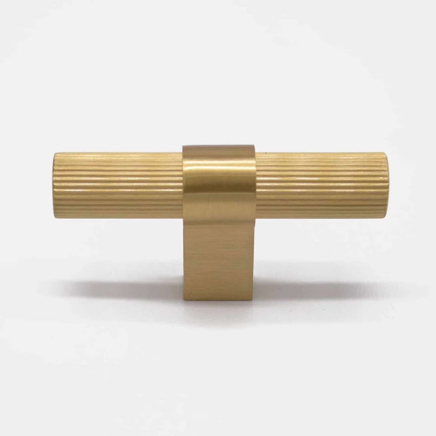 Athena T Bar Fluted Brushed Brass