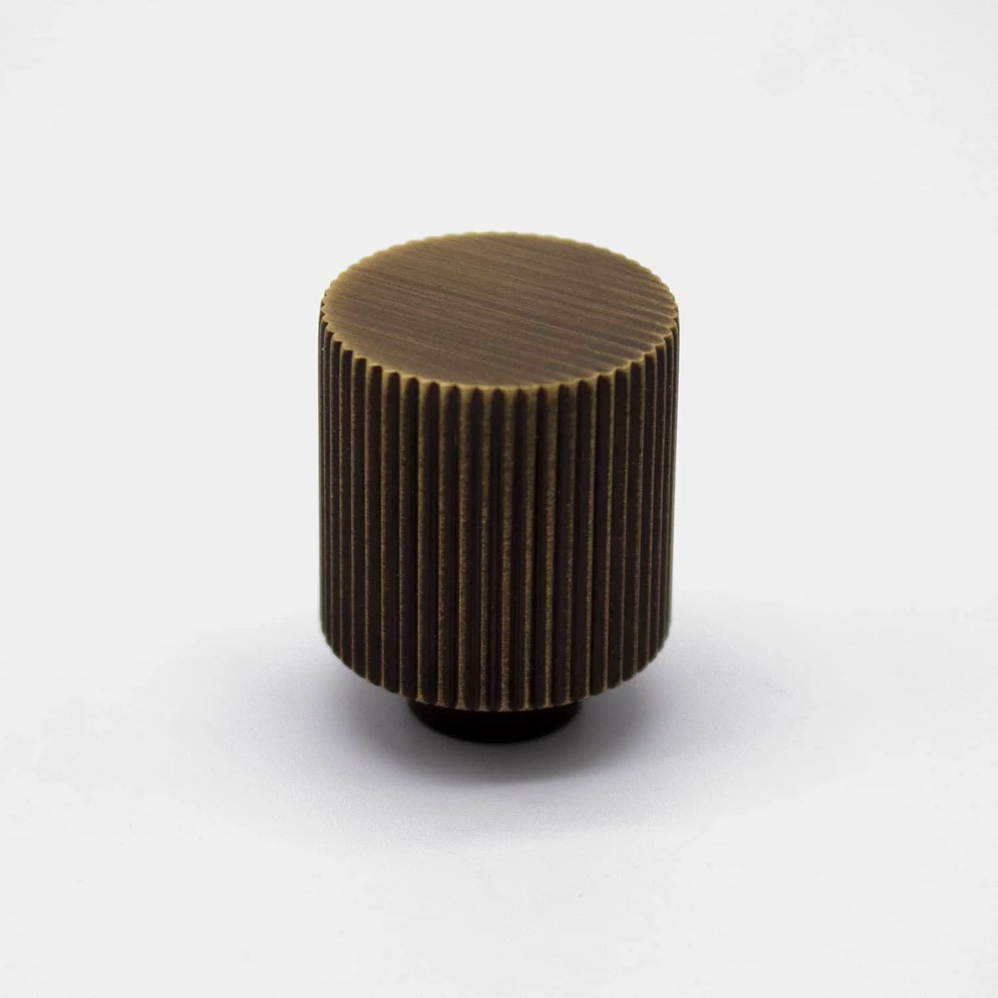 Rhea Fluted Knob Aged Brass