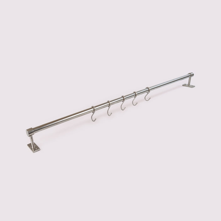 Hanging Rail - 900mm Satin Nickel
