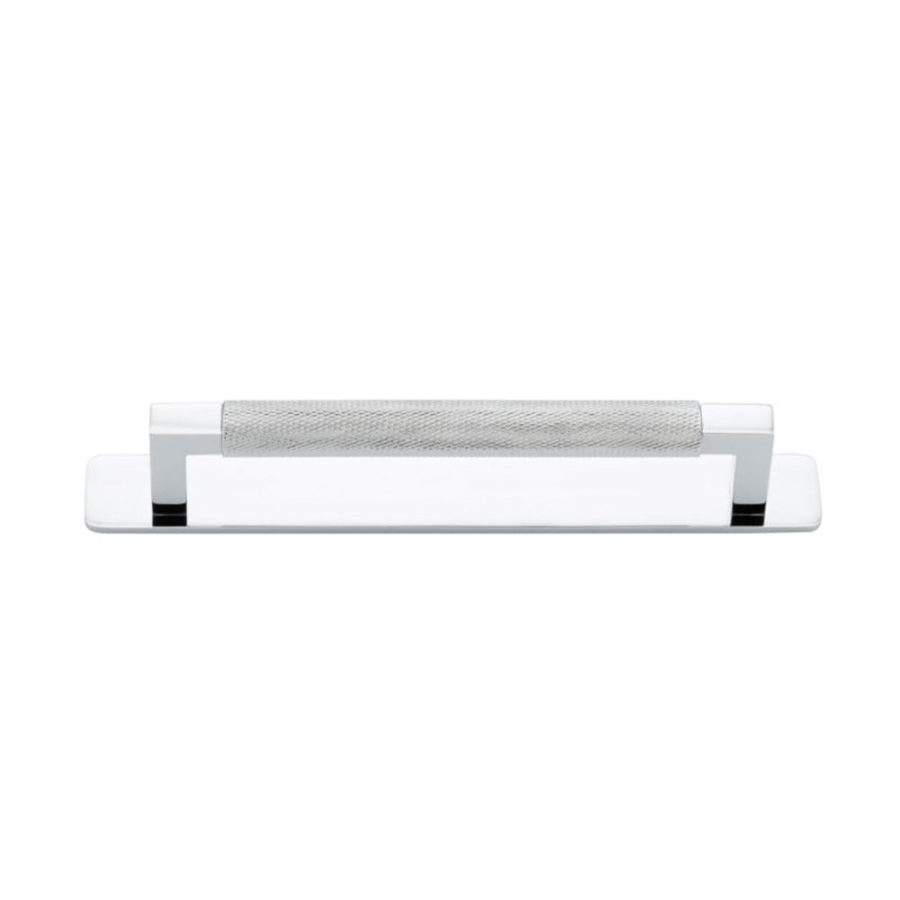 Cabinet Pull Brunswick Knurled with Backplate