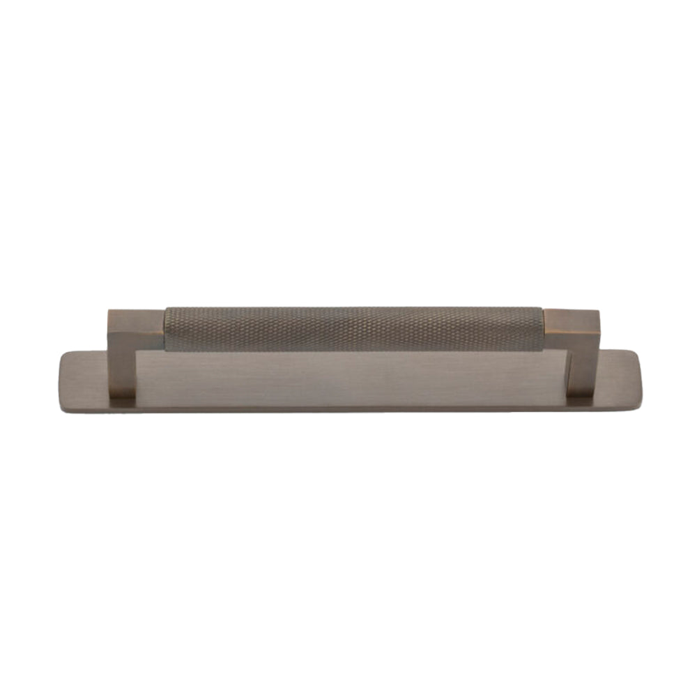 Cabinet Pull Brunswick Knurled with Backplate