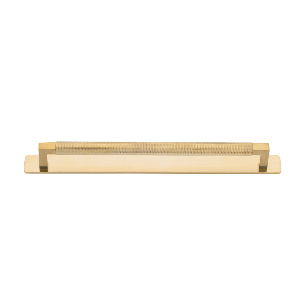Cabinet Pull Brunswick Knurled with Backplate