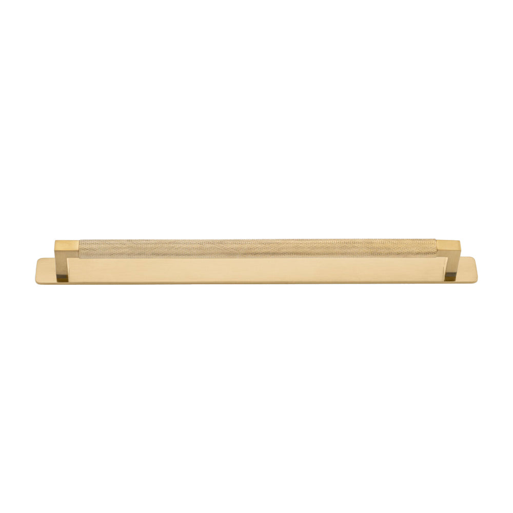 Cabinet Pull Brunswick Knurled with Backplate