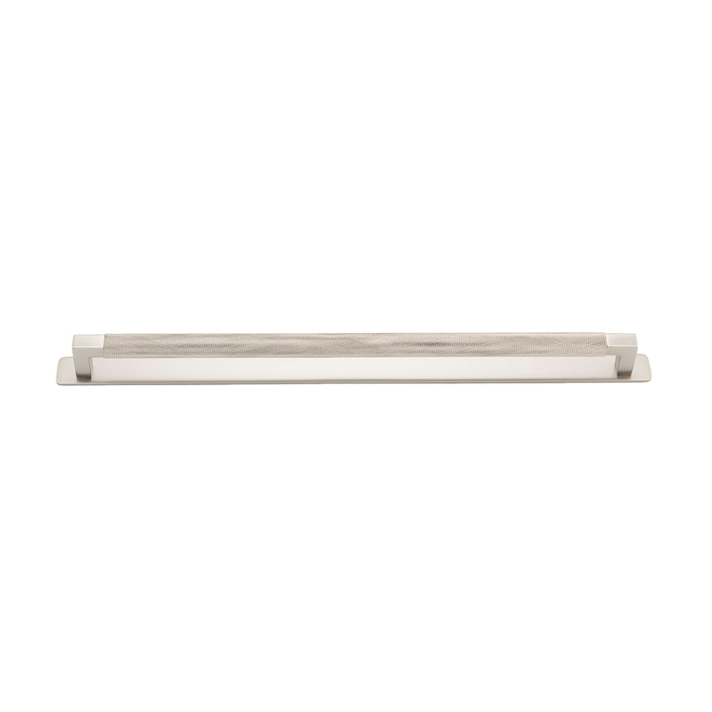 Cabinet Pull Brunswick Knurled with Backplate