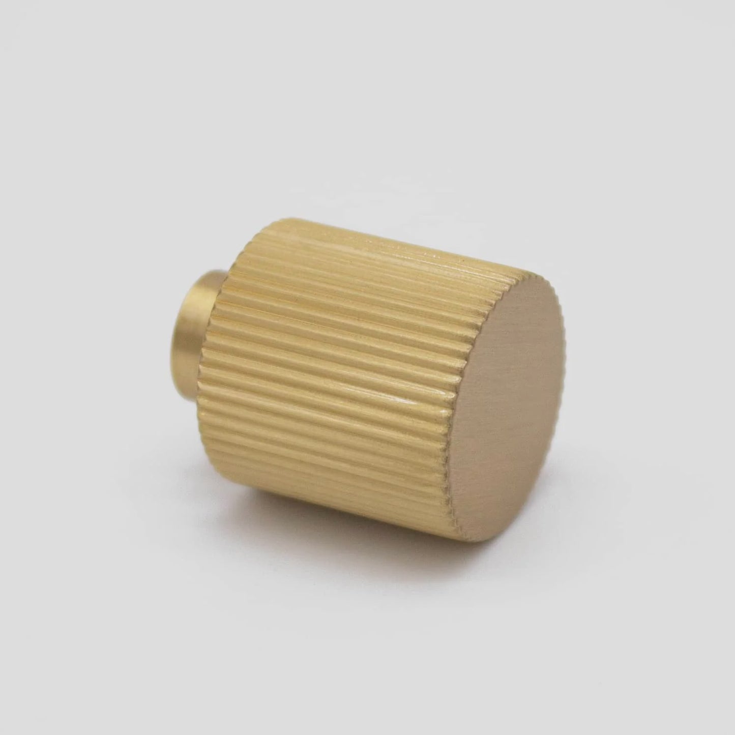 Rhea Fluted Knob Brushed Brass
