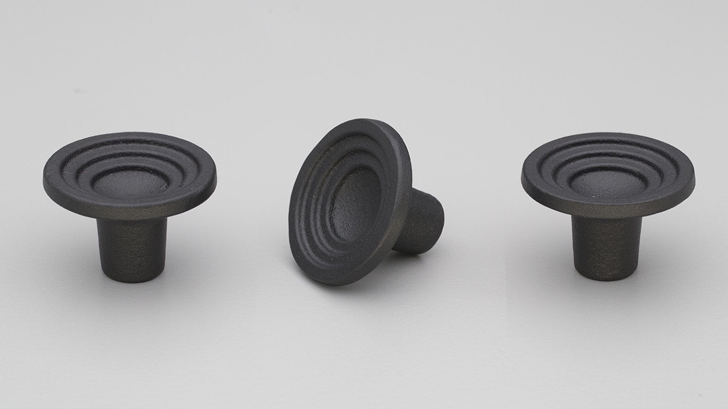 L842 Iron Knob 46mm dia Black