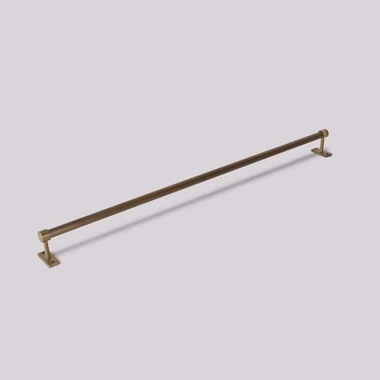 Hanging Rail - 900mm Acid Washed Brass