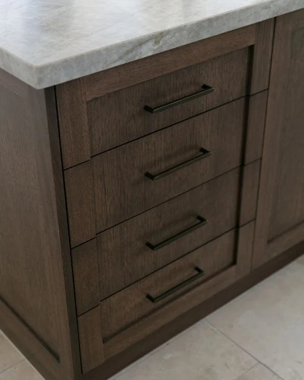 Clio Cabinet Pull Aged Brass