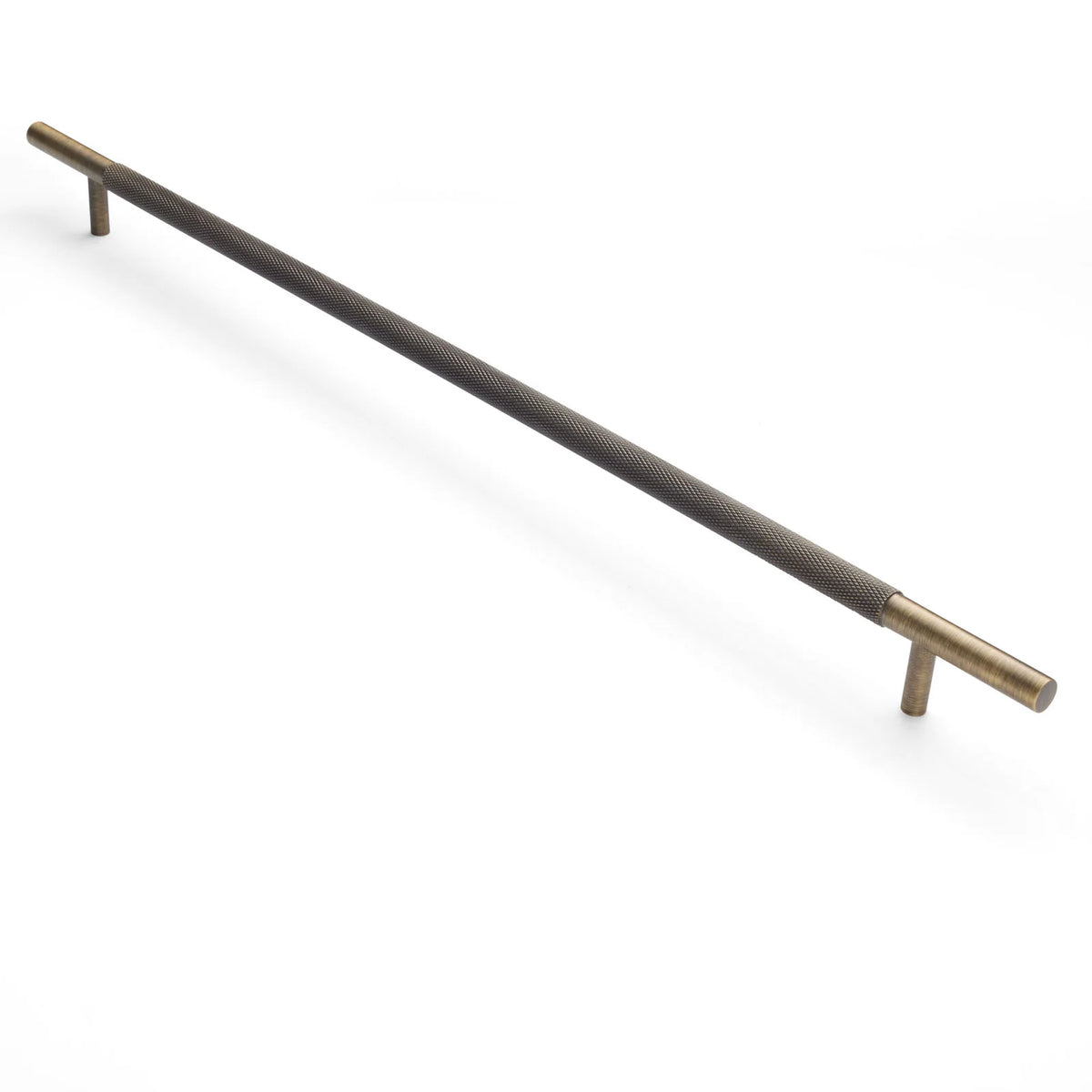 Charmian Knurled Drawer Pull Aged Brass