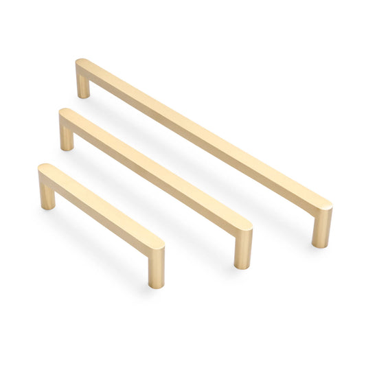 Clio Cabinet Pull Brushed Brass