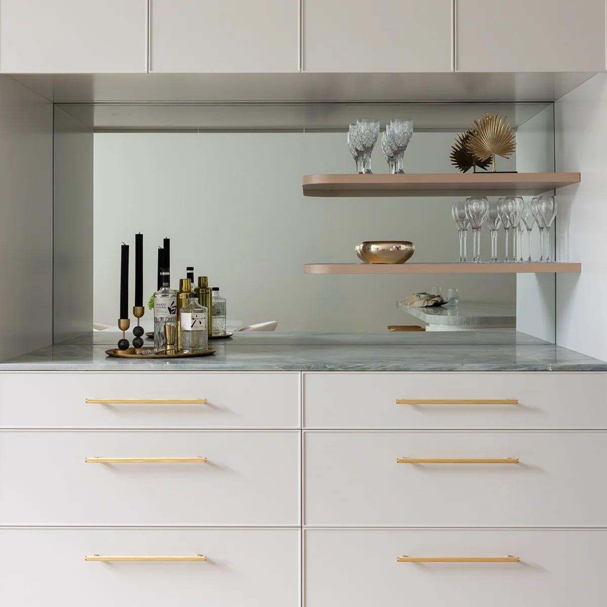 Bellevue Knurled Cabinet Pull