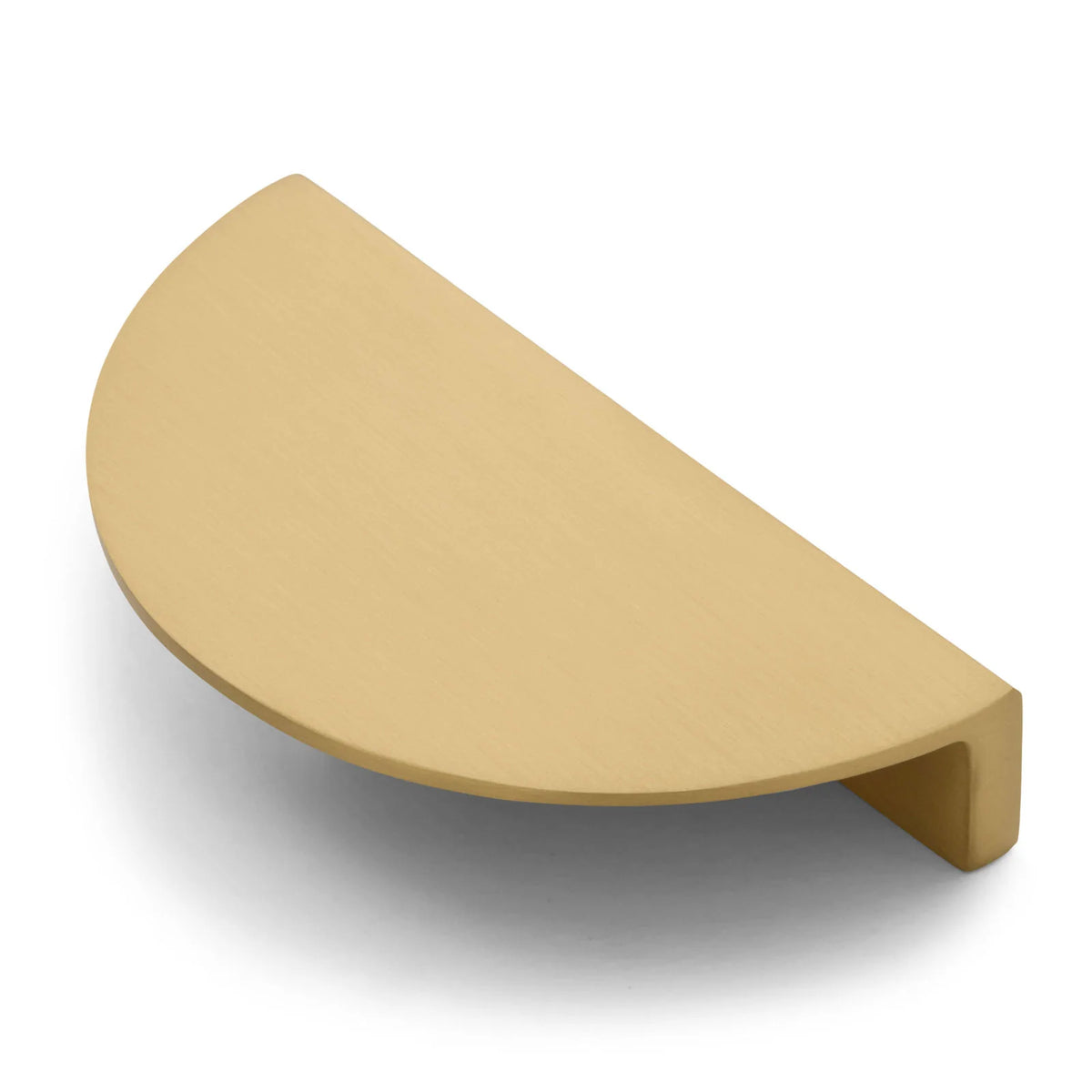 Iris Half Moon Cabinet Pull Brushed Brass