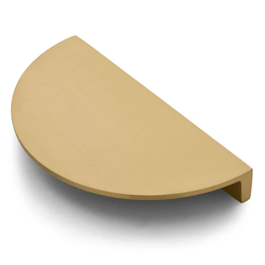 Iris Half Moon Cabinet Pull Brushed Brass
