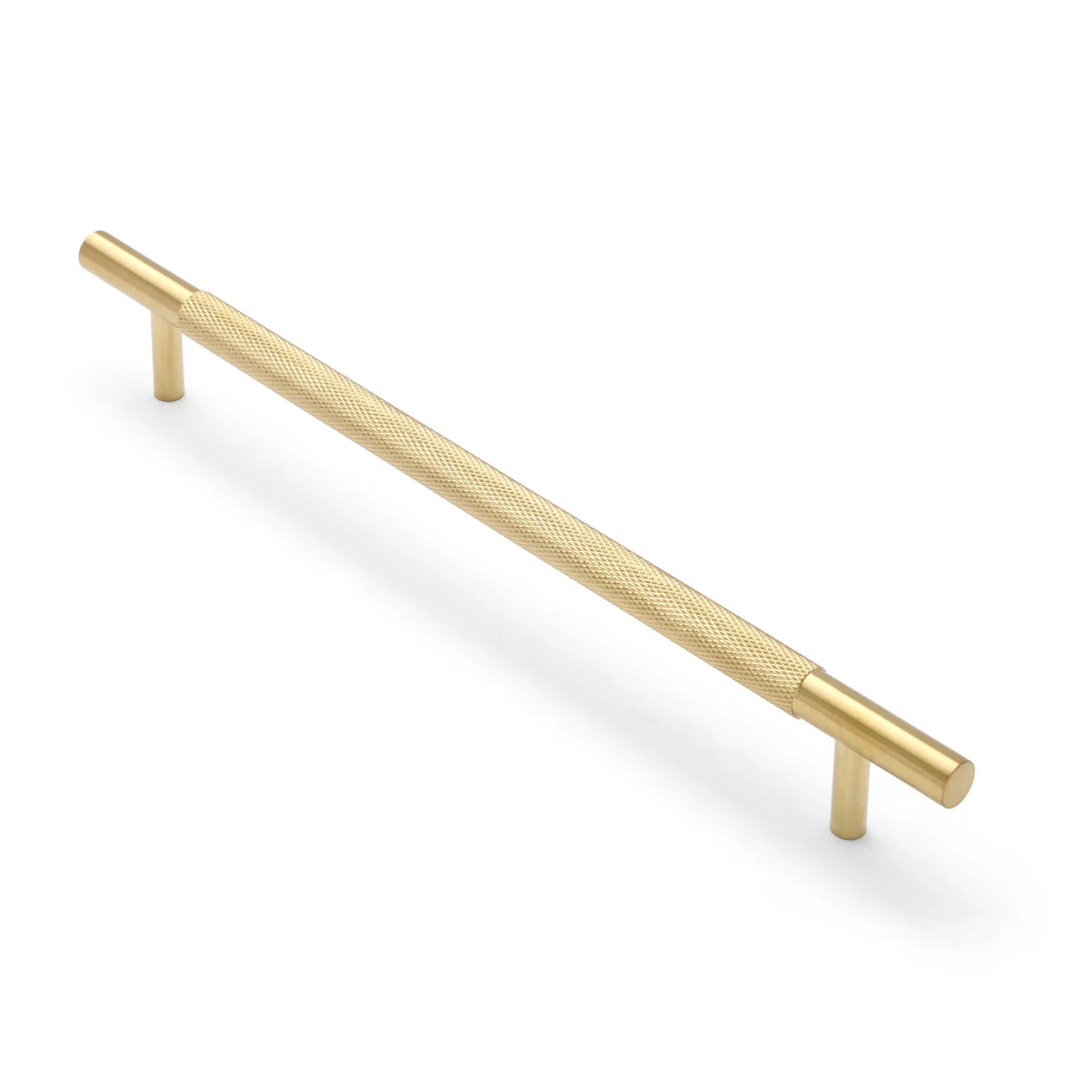 Charmian Knurled Drawer Pull Brushed Brass PVD