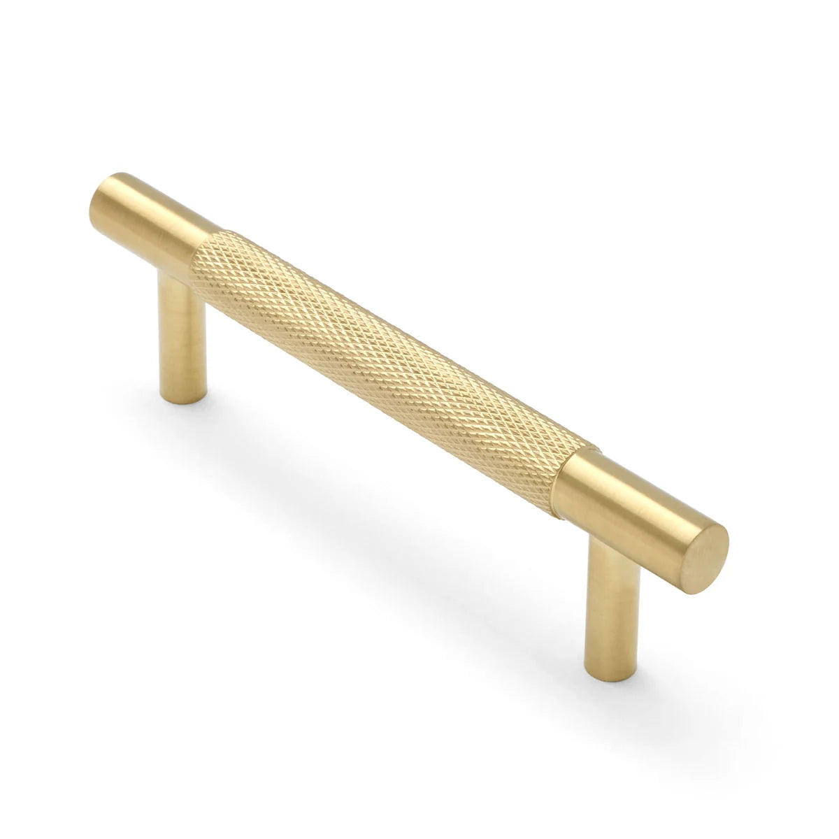 Charmian Knurled Drawer Pull Brushed Brass PVD
