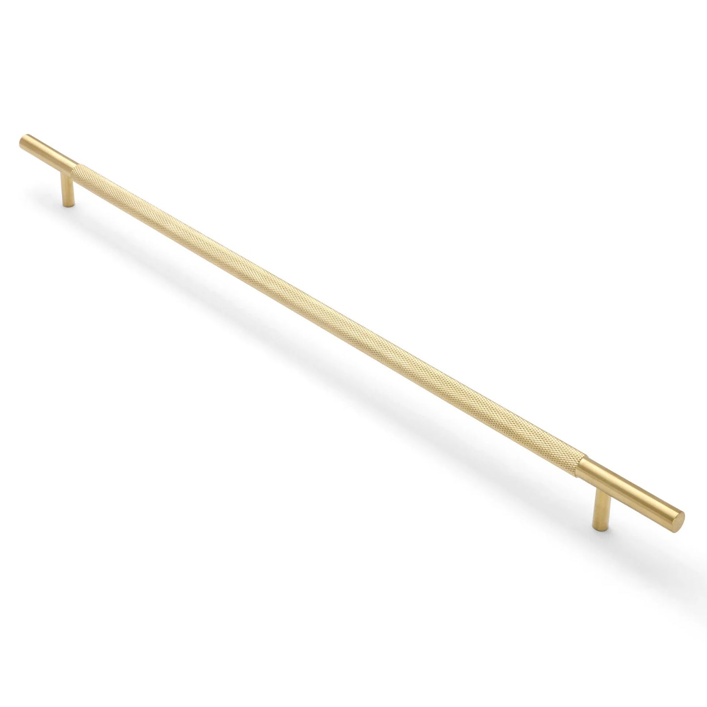 Charmian Knurled Drawer Pull Brushed Brass PVD