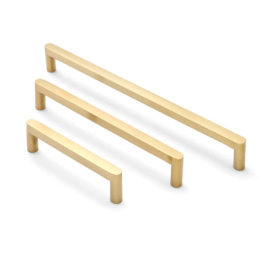 Clio Cabinet Pull Brushed Brass PVD