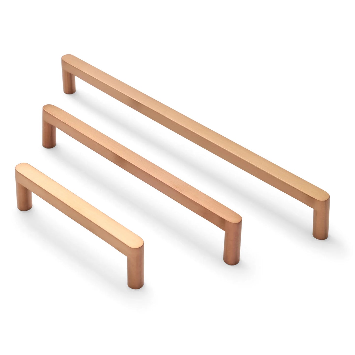 Clio Straight Profile Cabinet Pull Brushed Copper PVD