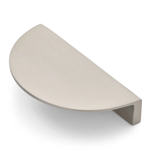 Iris Half Moon Cabinet Pull Brushed Nickel