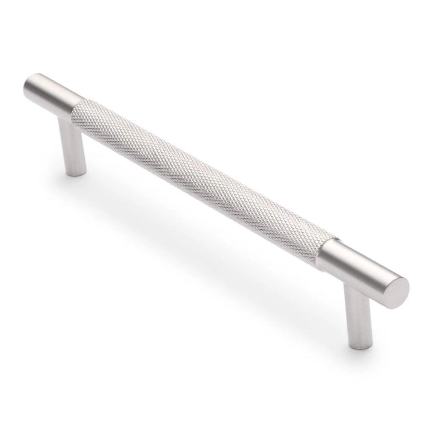 Charmian Knurled Drawer Pull Brushed Nickel