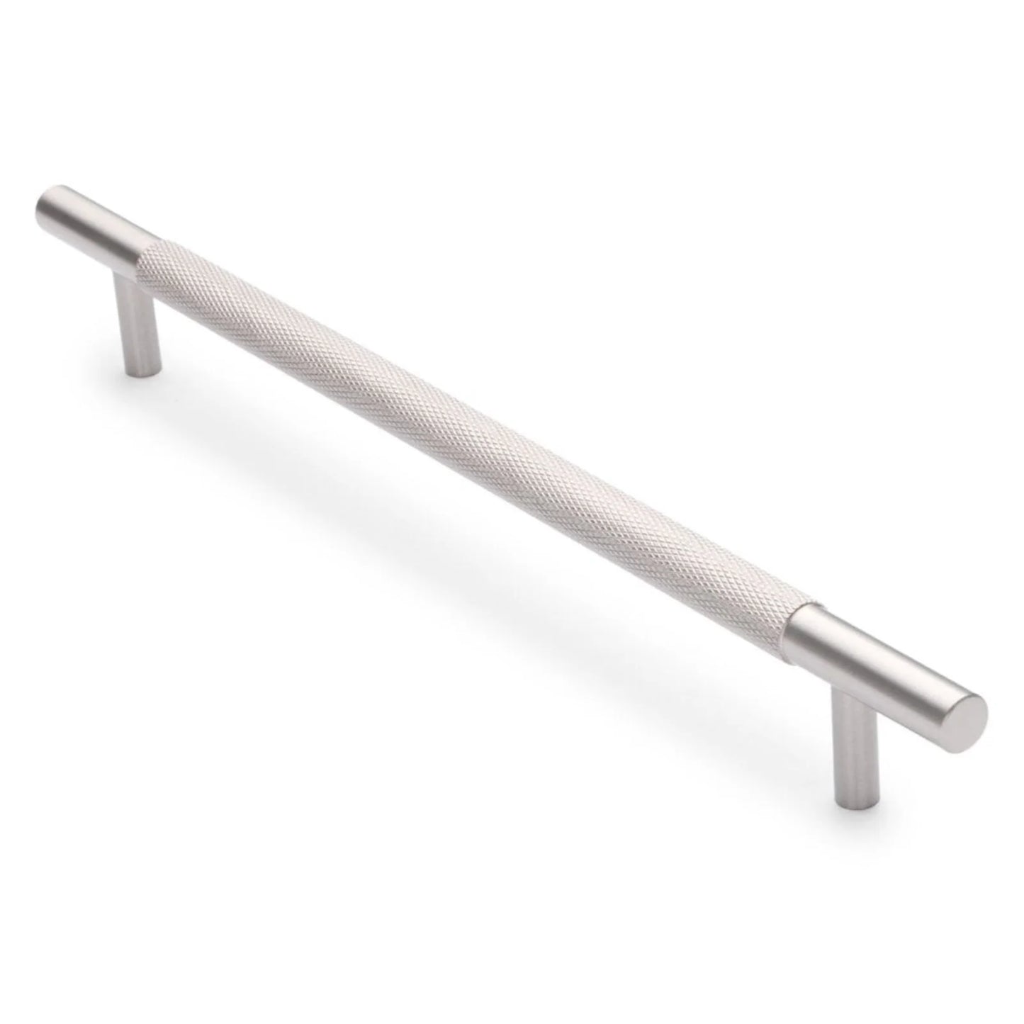 Charmian Knurled Drawer Pull Brushed Nickel