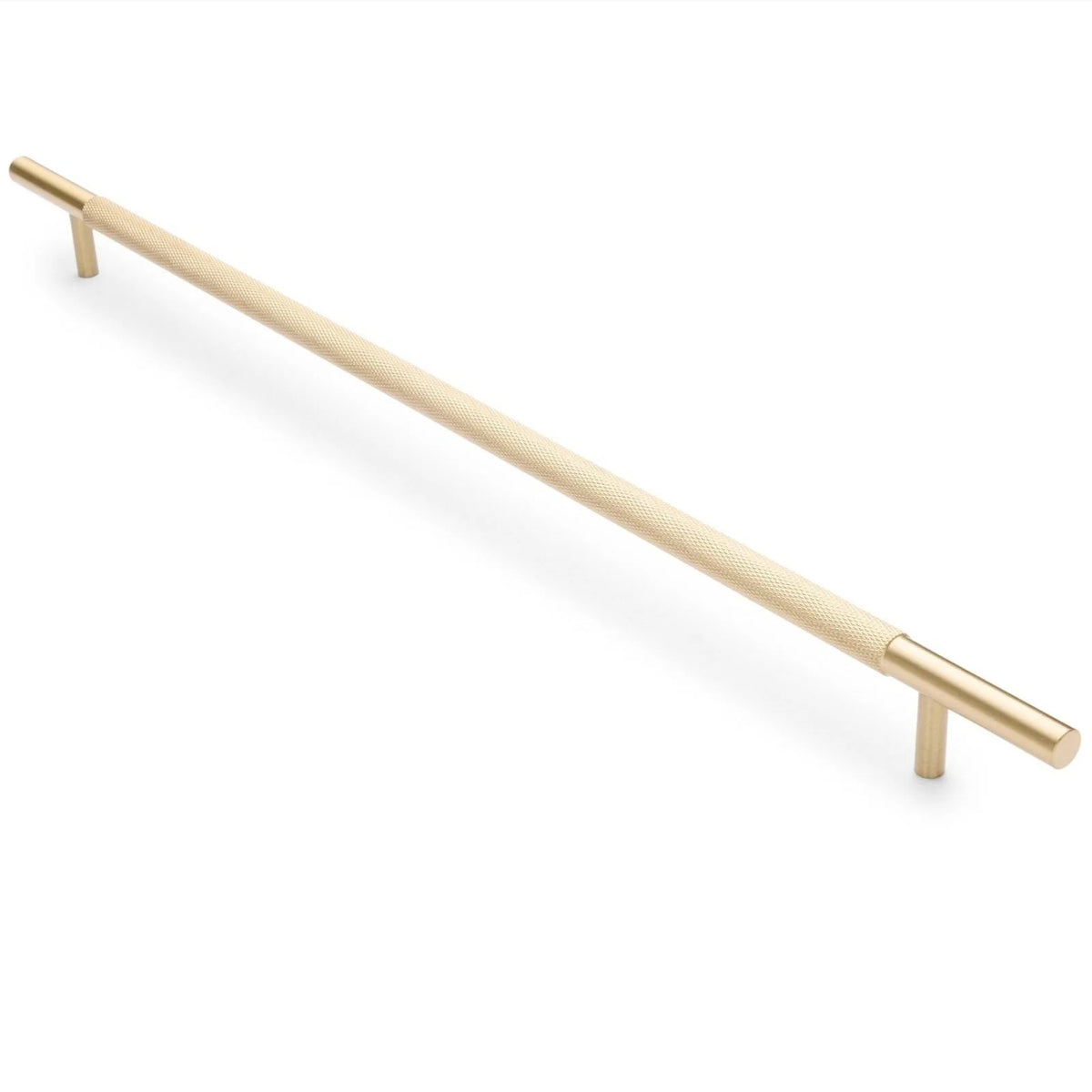 Charmian Knurled Drawer Pull Brushed Brass