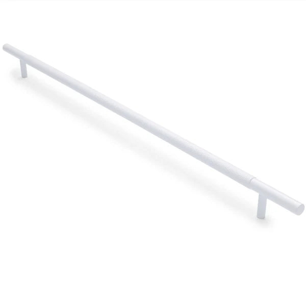 Charmian Knurled Drawer Pull White