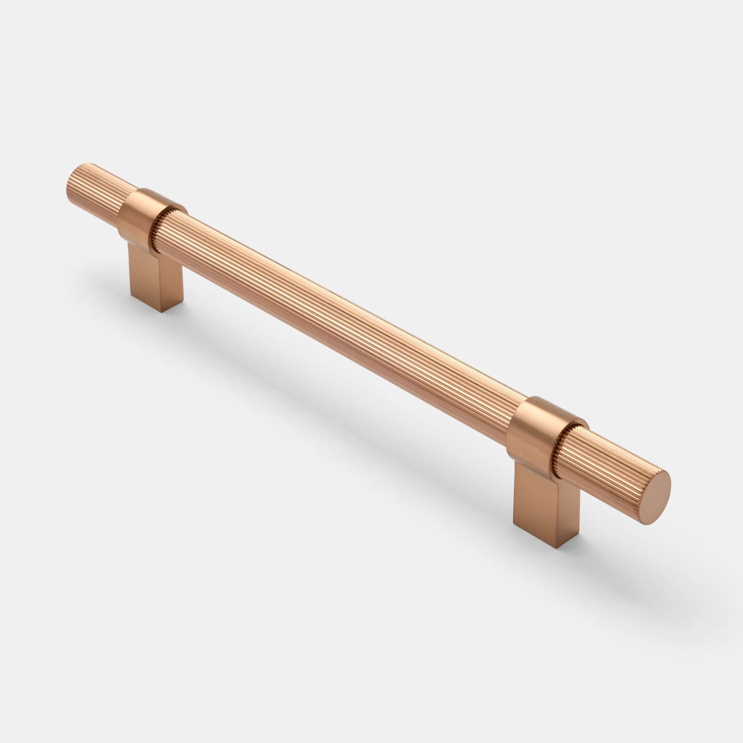 Cassandra Fluted Cabinet Handle Brushed Copper PVD
