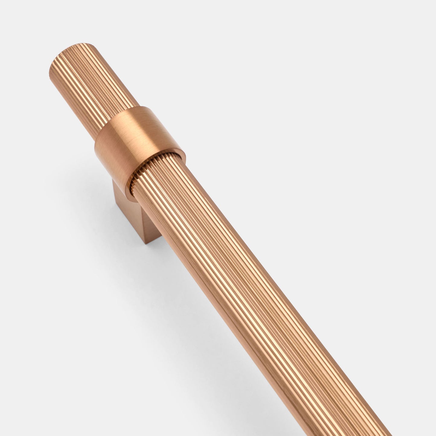 Cassandra Fluted Cabinet Handle Brushed Copper PVD