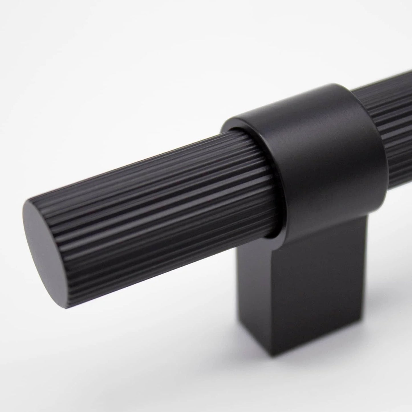 Cassanda Fluted Cabinet Handle Matt Black