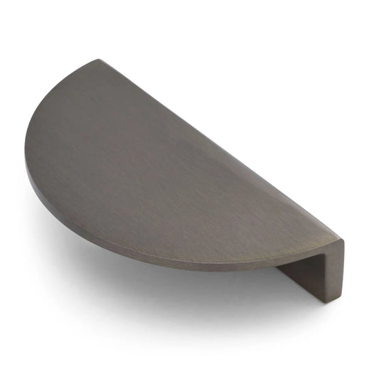 Iris Half Moon Cabinet Pull Gunmetal
