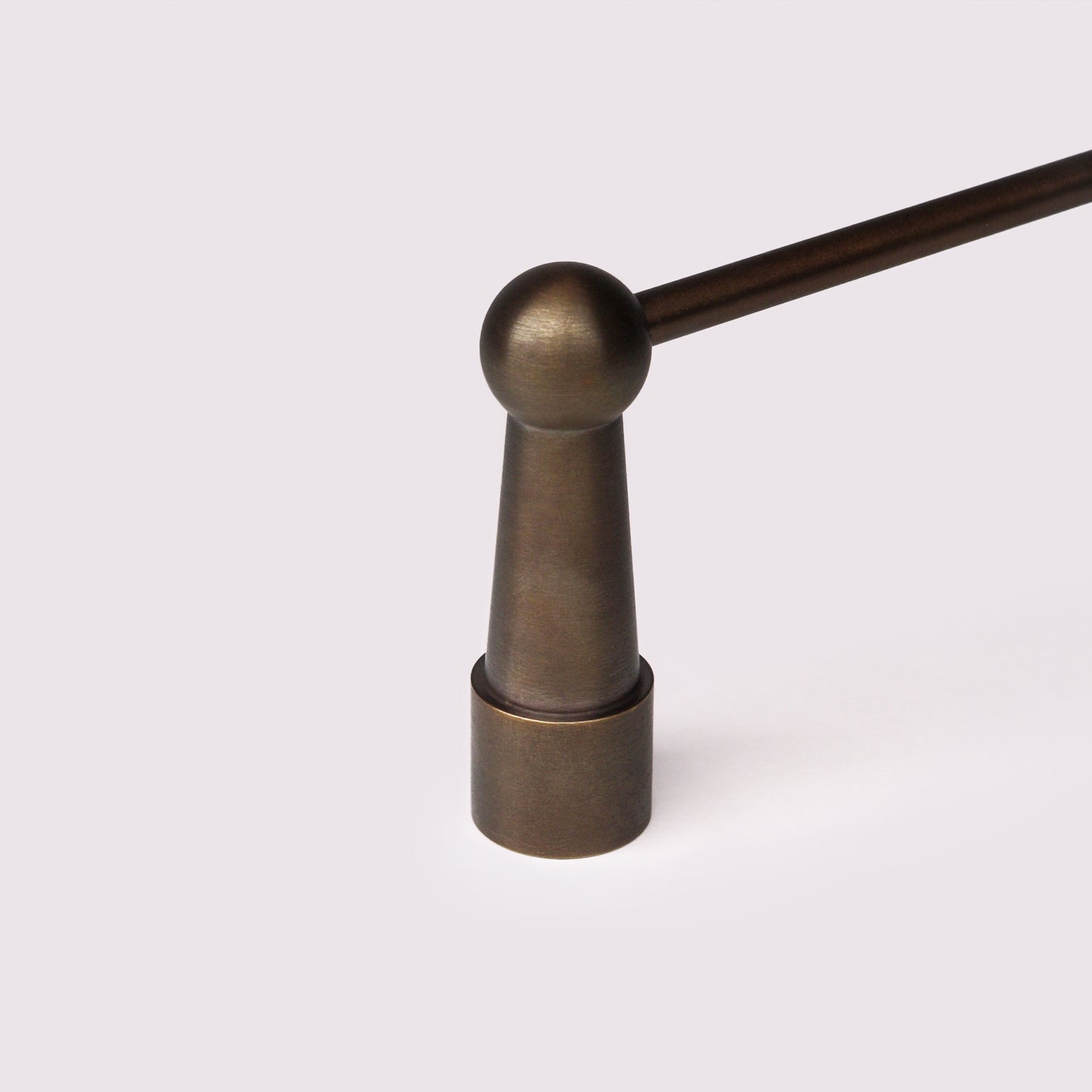 Gallery Rail End Post - Antique Bronze