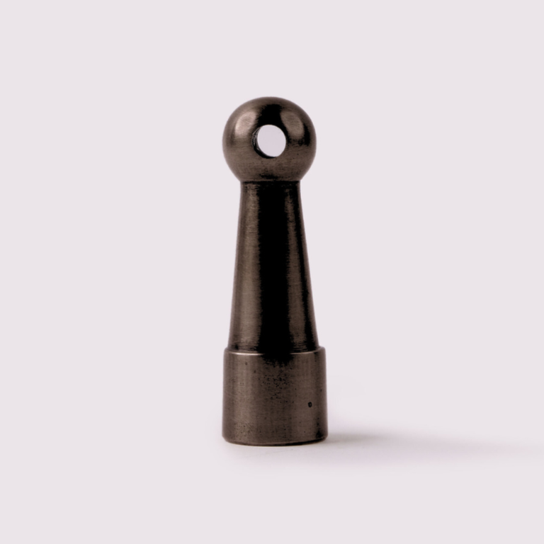 Gallery Rail Middle Post - Antique Bronze