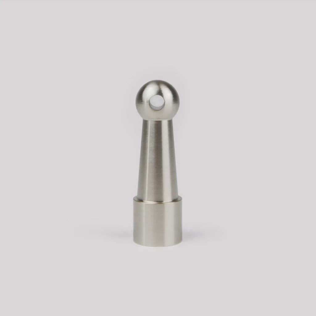 Gallery Rail Middle Post - Satin Nickel