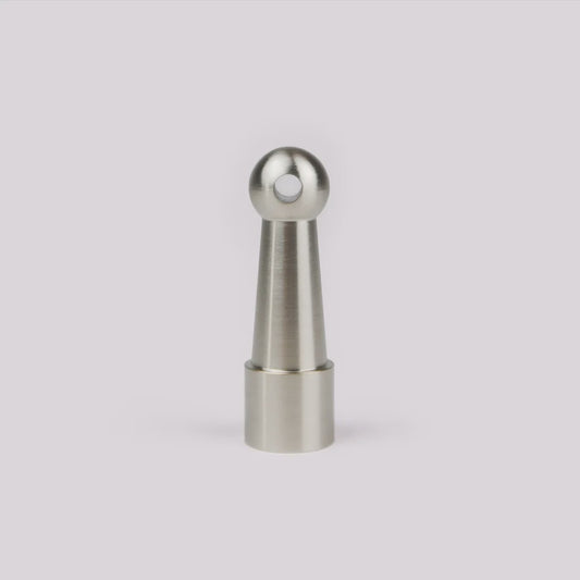 Gallery Rail Middle Post - Satin Nickel