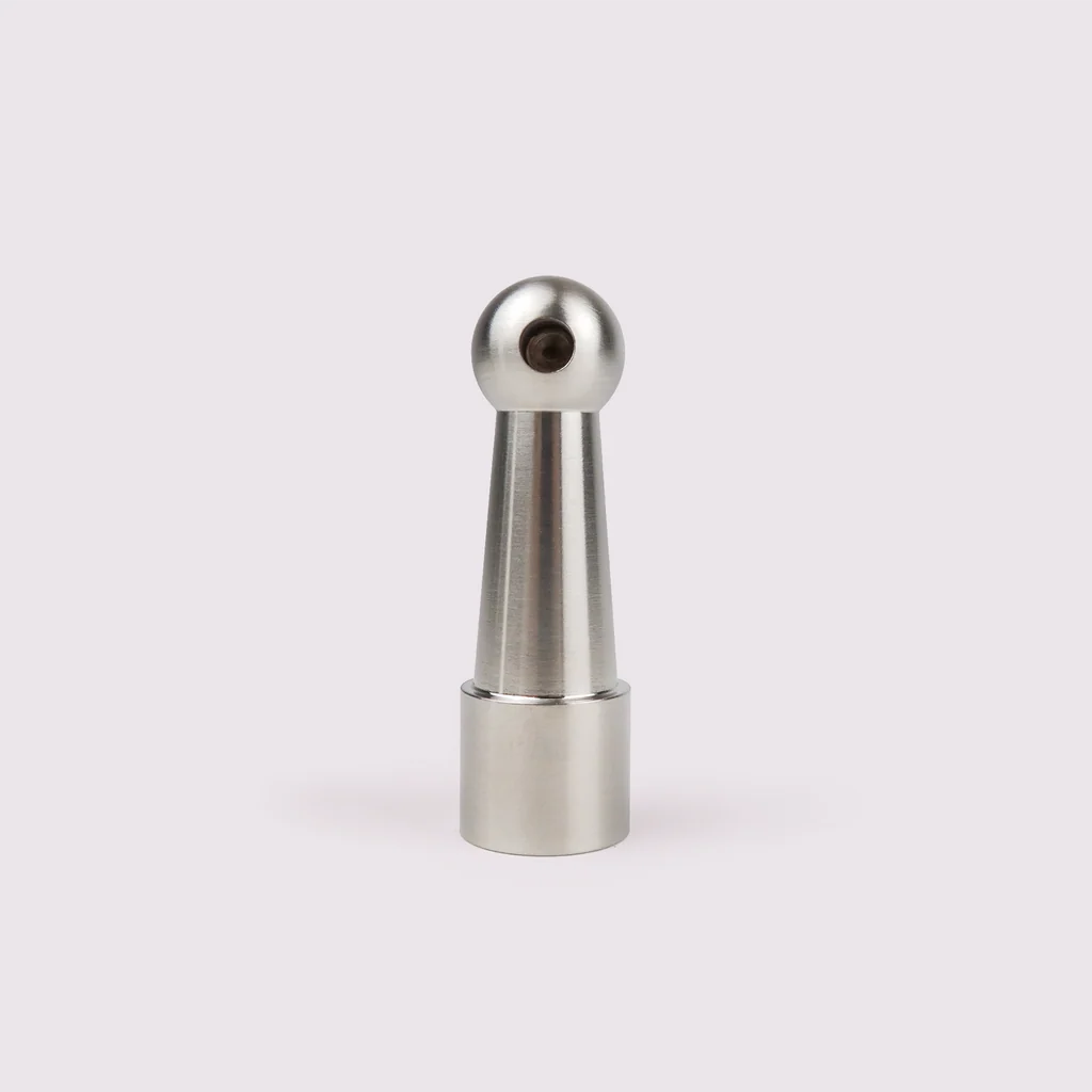 Gallery Rail End Post - Satin Nickel