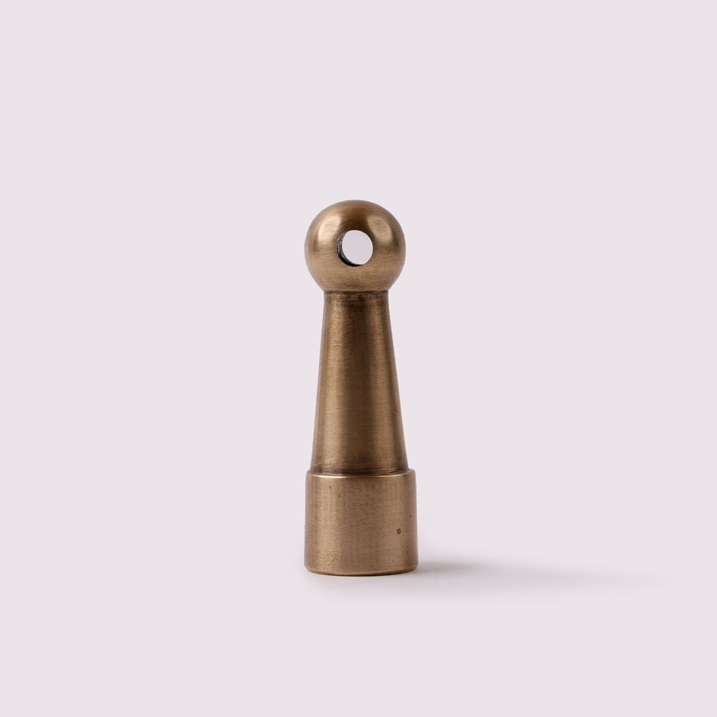 Gallery Rail Middle Post - Acid Washed Brass