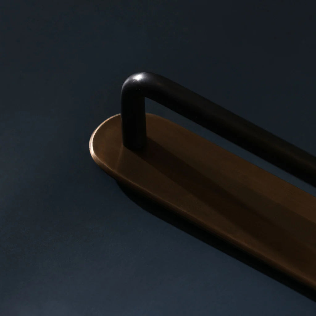 Curved Appliance Pull Backplate