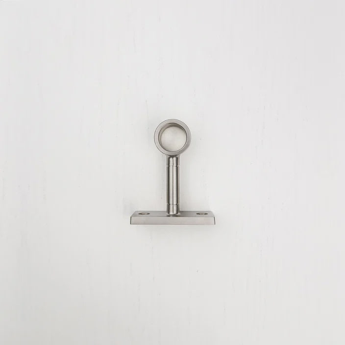 Hanging Rail Middle Bracket - Satin Nickel