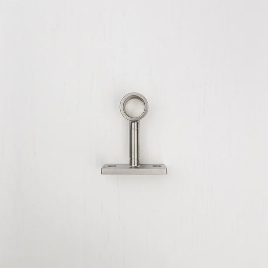 Hanging Rail Middle Bracket - Satin Nickel