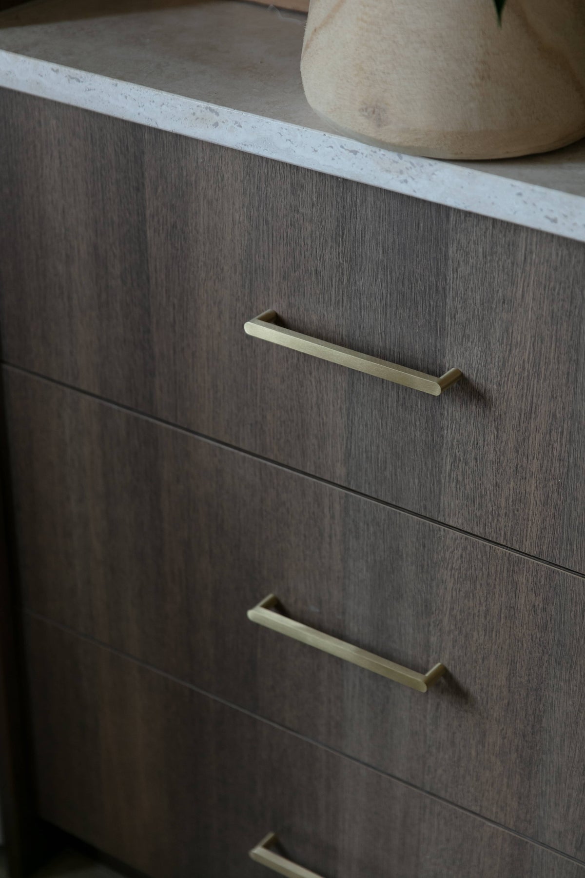 Clio Cabinet Pull Brushed Brass