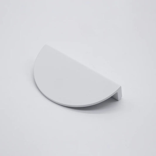 Iris Half Moon Cabinet Pull White