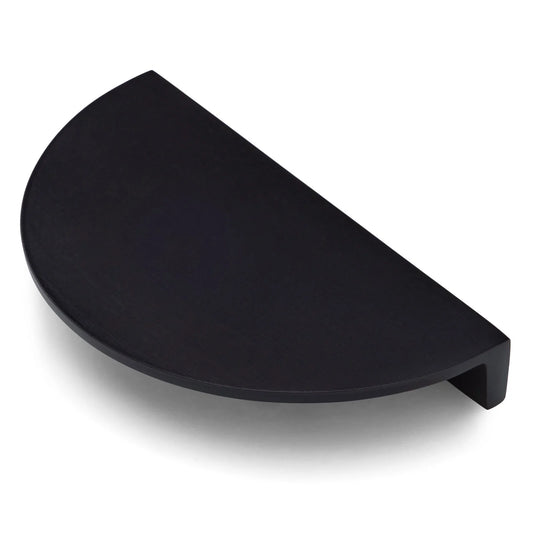 Iris Half Moon Cabinet Pull Matt Black