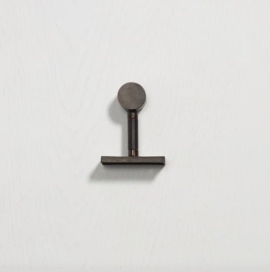 Hanging Rail End Brackets - Antique Bronze