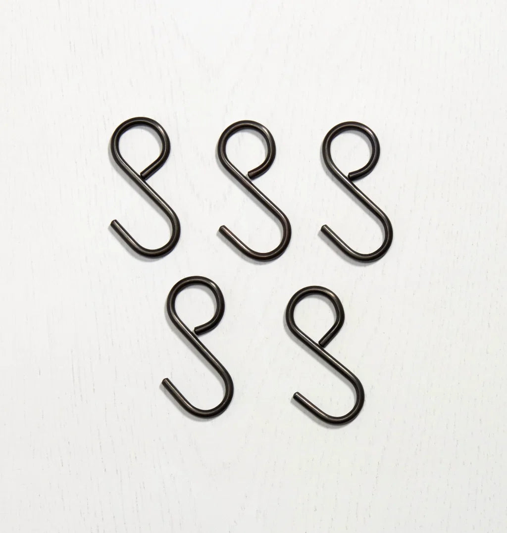 Hanging Rail Hooks - Antique Bronze