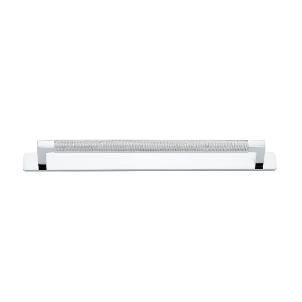 Cabinet Pull Brunswick Knurled with Backplate