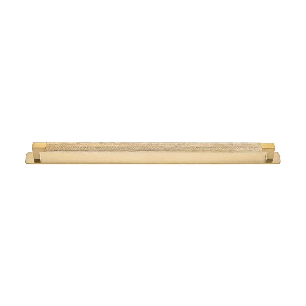Cabinet Pull Brunswick Knurled with Backplate