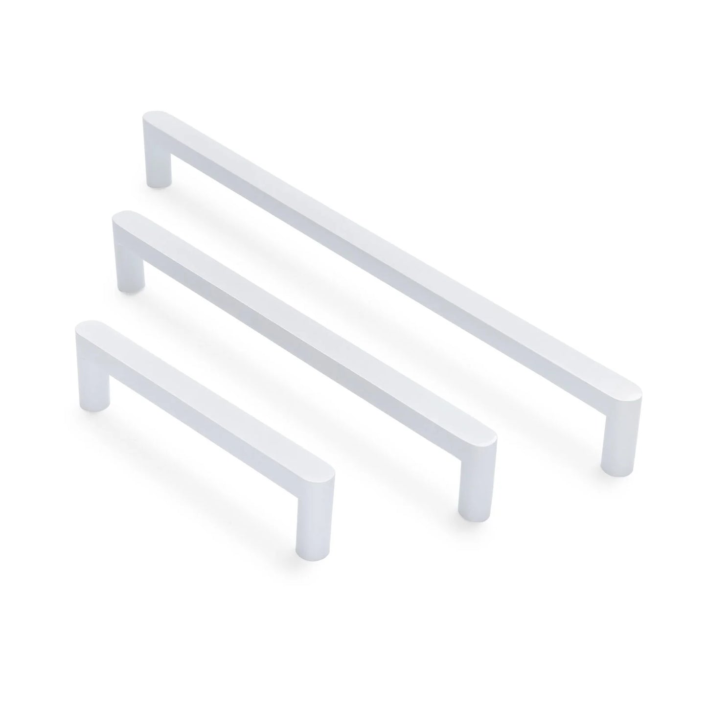 Clio Straight Profile Cabinet Pull White