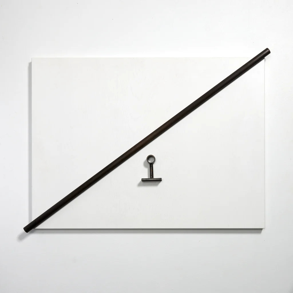 Hanging Rail Middle Bracket - Antique Bronze